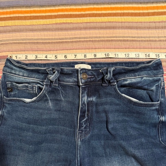 KanCan Womens Mid Rise Delores Jeans Dark Wash Stretch Size 9 28 KC2567D - Picture 6 of 8